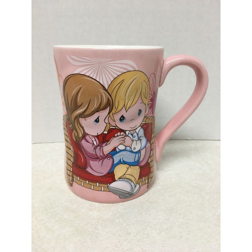 Precious Moments 16oz Mug "Being With You Is Easy To Do" Raised Picture